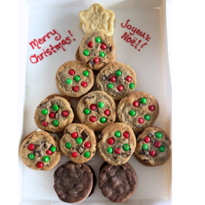 Mini Ice Cream Sandwich Christmas Tree